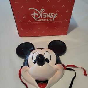 Disney Mickey Mouse Mask with Original Box 8x8 Inches